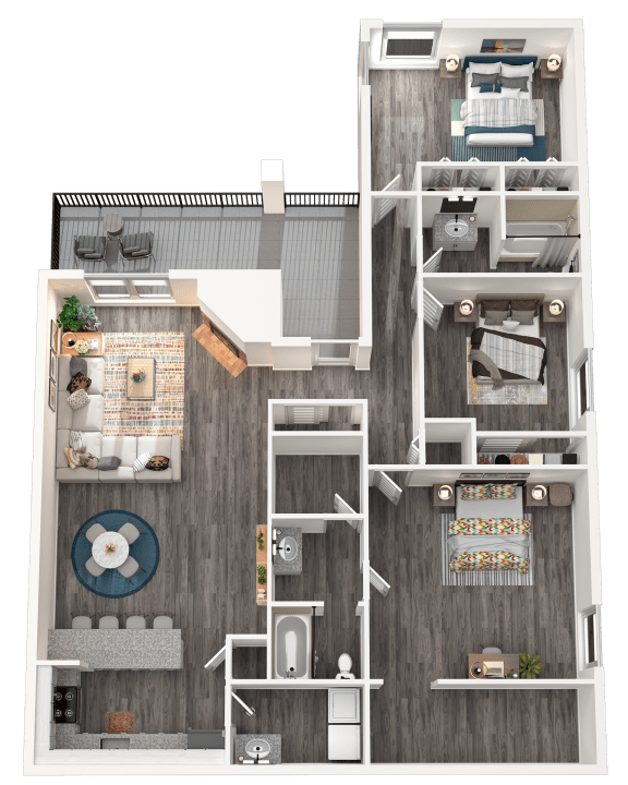 a 1 bedroom floor plan of a 3234 sq ft house
