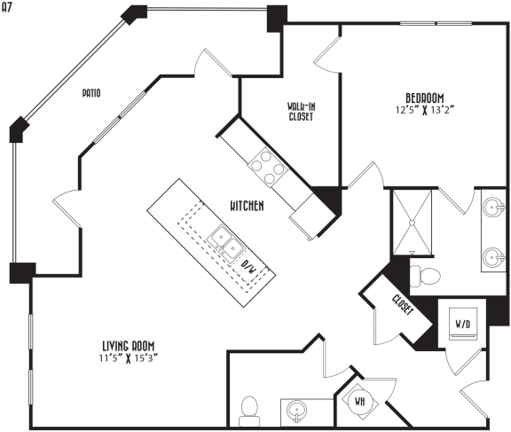 a blueprint of a floor plan of a house