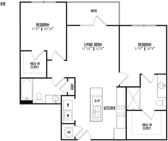 the floor plan of the loophole house