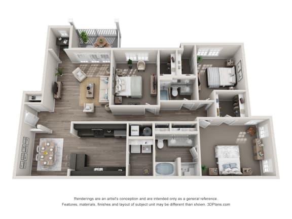 Wellington Floor Plan at Greystone Pointe, Knoxville, TN, 37932