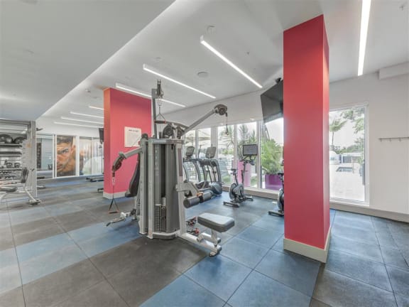 Fitness Center at Altis Little Havana Apartments in Miami, FL 33135