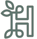a pink triangle with an x and a pink infinity symbol