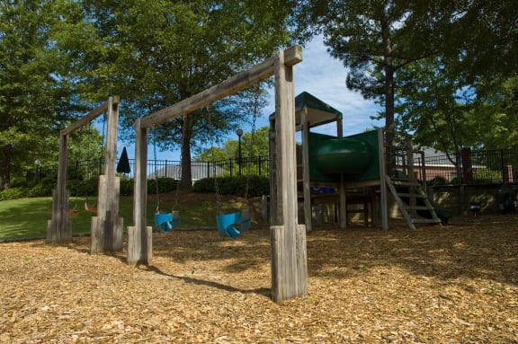 outdoor play area and park with swings