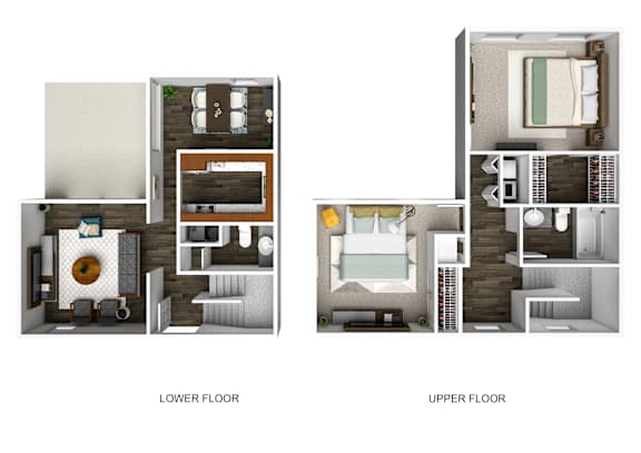 A diagram shows the layout of a house with two floors.