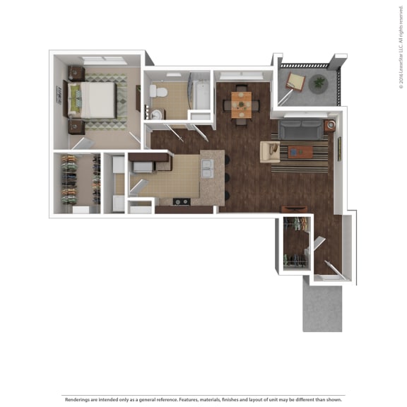 762 Square-Foot Hadron Floor Plan at Orion McCord Park, Texas