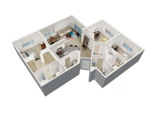 Floor Plan  a floor plan of a house at Saba Pompano Beach, Pompano Beach, 33062