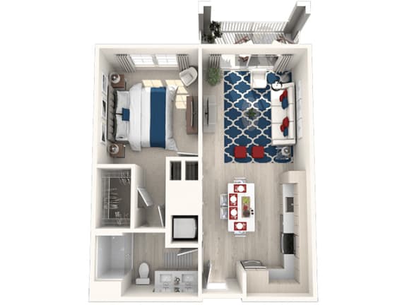 A7 Floor Plan at Altis Grand Lake Willis, Orlando, FL 32821