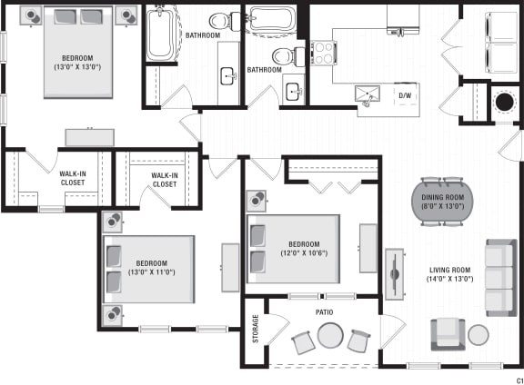 Avalon C1 Floor Plan