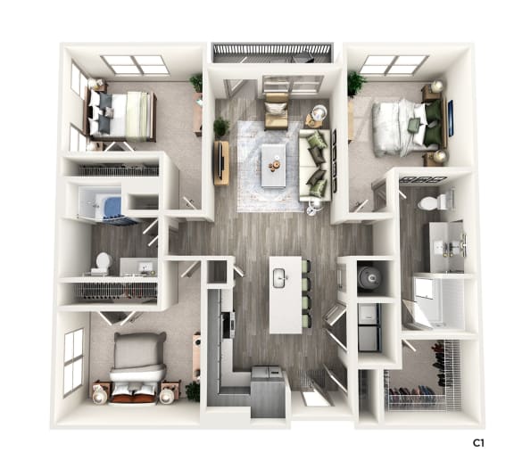 a floor plan of a 1 bedroom apartment at princeton court apartments in dallas, tx
