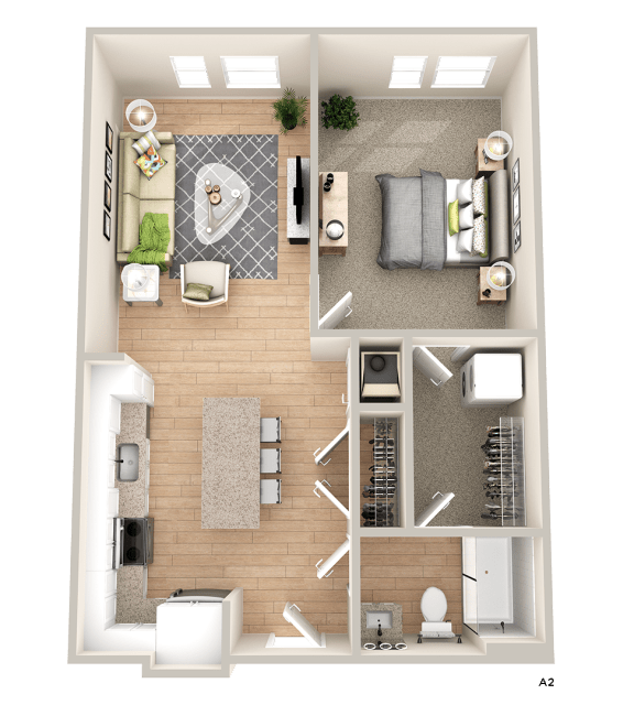 a bedroom floor plan of a 2100 sq ft apartment