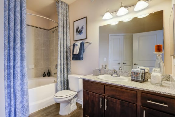 Bathroom With Bathtub at Residence at Midland, Midland, TX