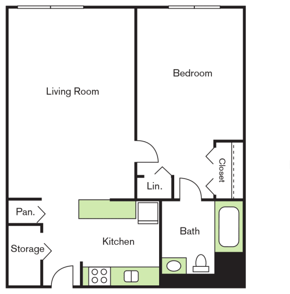 a floor plan of a house