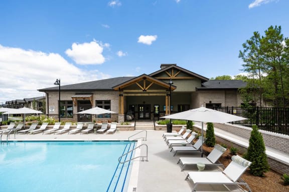 the swimming pool at the resort at governors crossing
