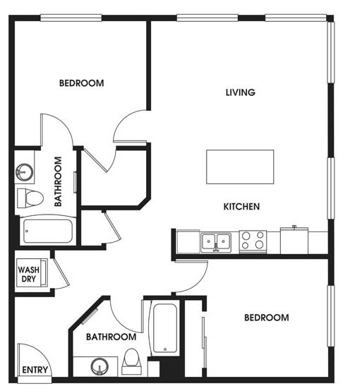 a floor plan of a home
