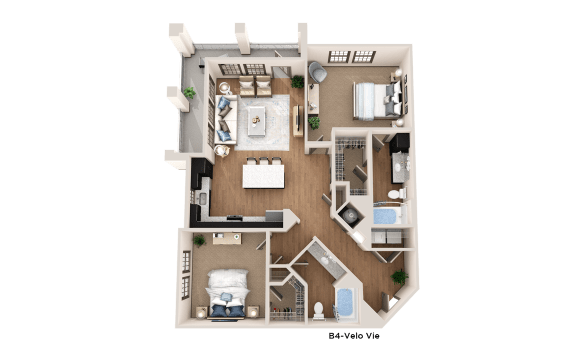 the bedroom floor plan of 460 sq ft
