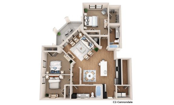 a floor plan of a house with a bedroom and a bathroom