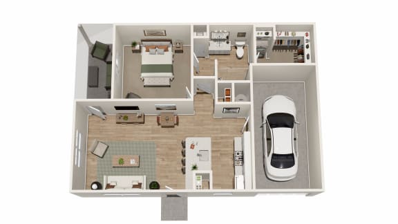 Maplewood Prague Floor Plan at The Villas at Maplewood, Parma Heights, OH