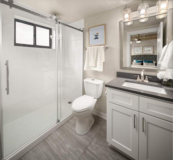 White Bathroom at Elevate 758, Mobile, AL, 36602