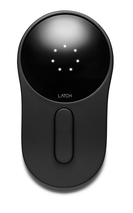 LATCH device with a button and LED indicators at Allier Port Wentworth Apartments, Georgia, 31407