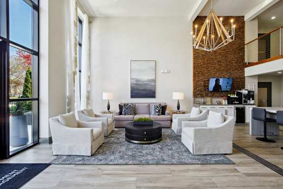Clubroom With Coffee Bar at The Brookwood, Homewood, Alabama