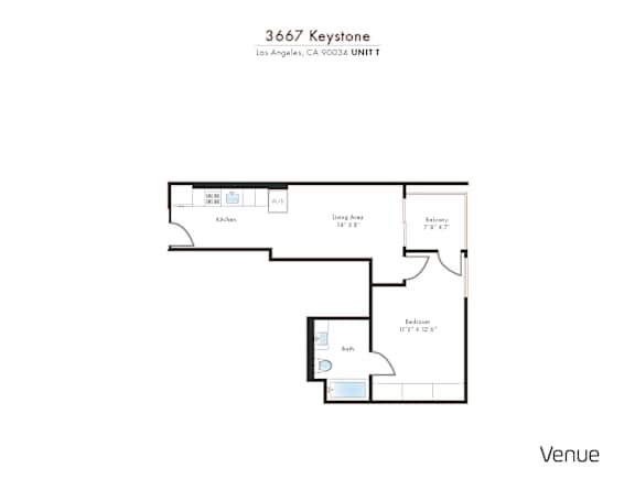 T Floor Plan at Venue, California