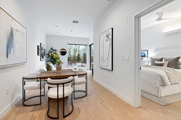 B5 - open dining and living area