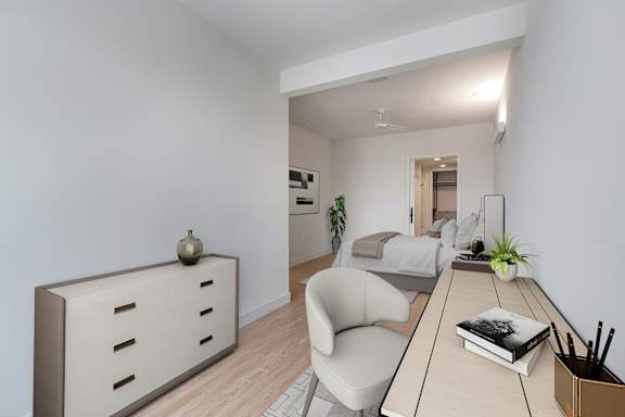 D - Workspace in bedroom 2