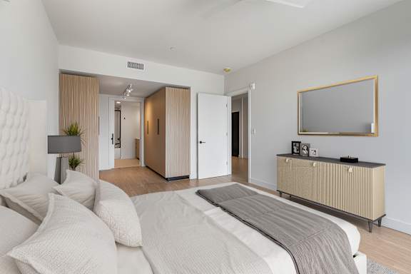 D - Bedroom with walk-through closets