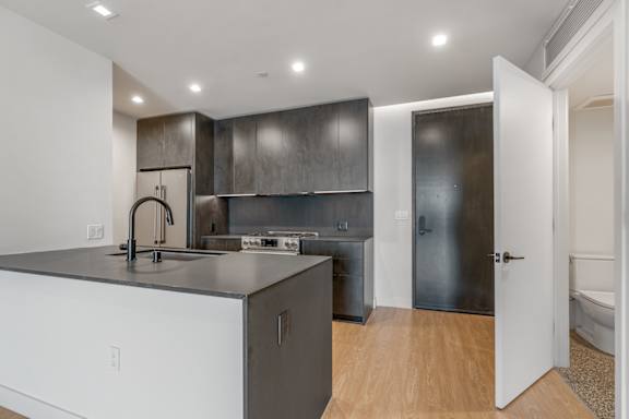 D - Kitchen and half bath