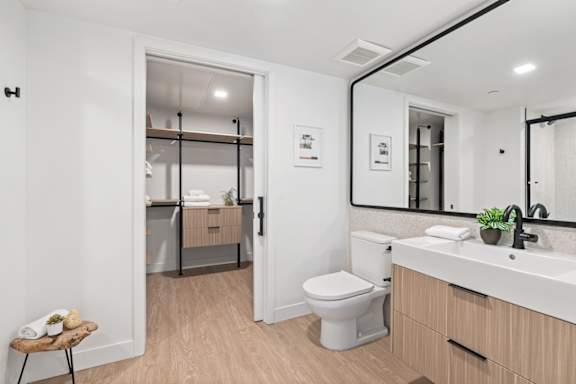 B Bathroom + Closet