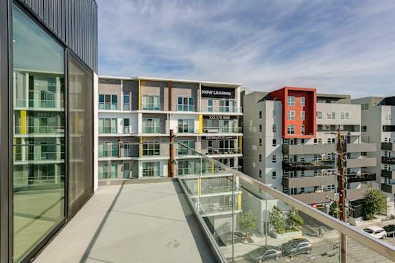 Large dual access balcony