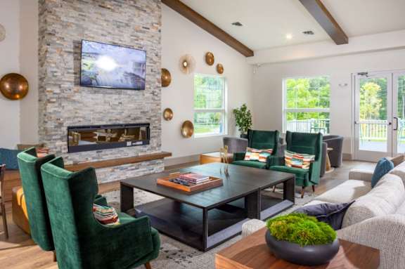 Clubhouse Lounge at The Point at Gateways, Yonkers