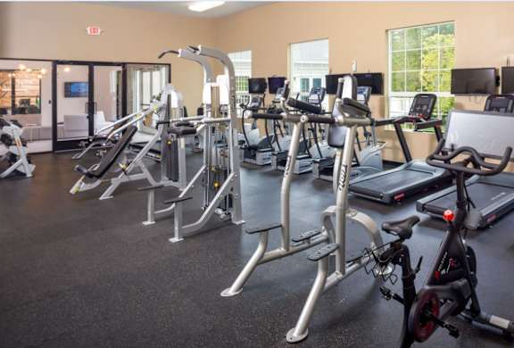 Fitness Center w/Peloton Bike at The Point at Gateways, New Jersey, 07869