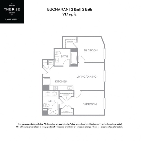 Buchanan - 2x2 The Rise Hayes Valley|Buchanan|2x2