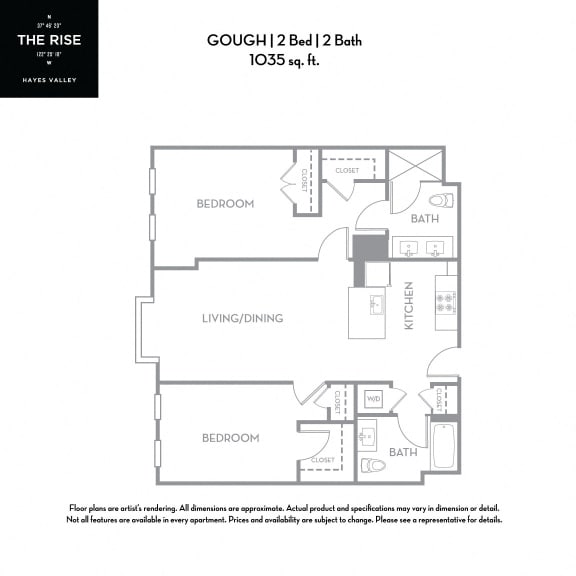 Gough - 2x2 The Rise Hayes Valley|Gough|2x2