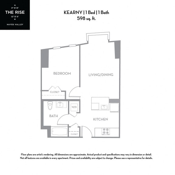 Kearny - 1x1 The Rise Hayes Valley|Kearny|1x1