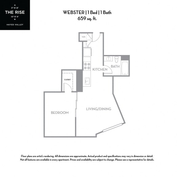 Webster - 1x1 The Rise Hayes Valley|Webster|1x1