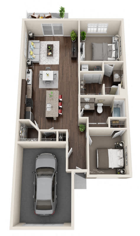 Blacklick OH apartment rentals Redwood Blacklick Driftwood Floor Plan