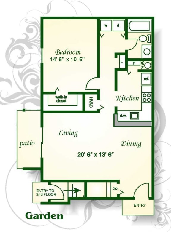 Floor Plan  The Dogwood Garden