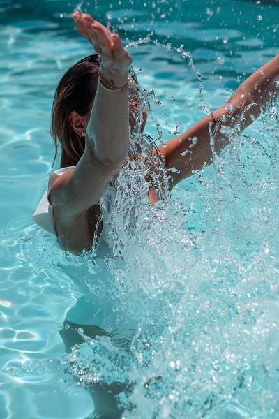 Girl In A Pool at Maple Grove, Lincoln