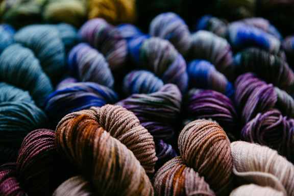 Colored Yarn at Patterson Place Apartments, Towbes, Santa Barbara, CA, 93111
