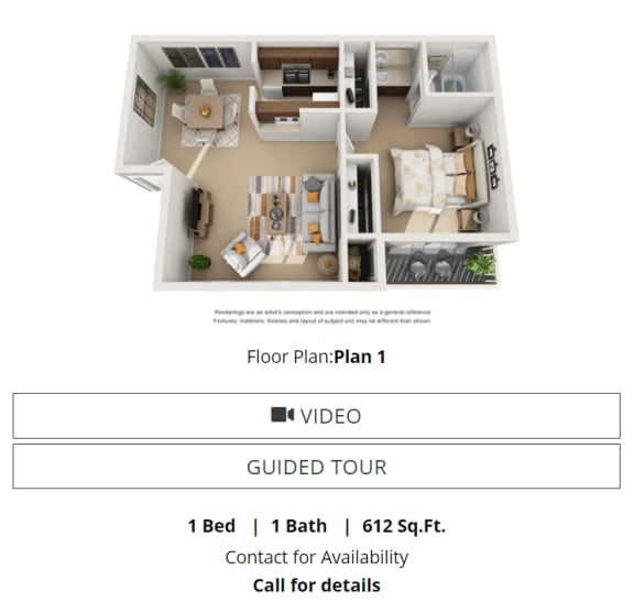 Floor Plan Details at Patterson Place, Santa Barbara