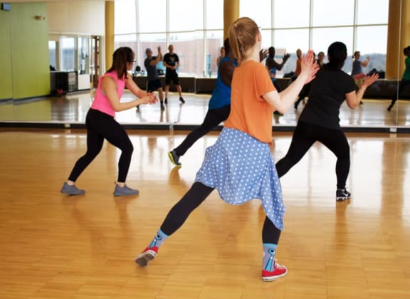Fitness Class at Patterson Place, Santa Barbara
