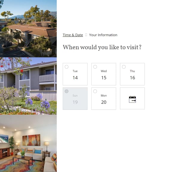 Schedule A Tour at Patterson Place, Santa Barbara