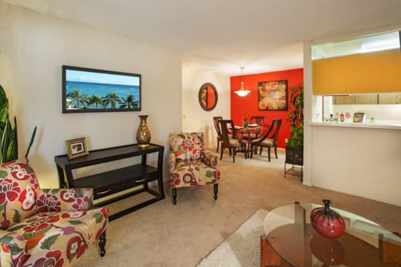 Living Room at Patterson Place, Santa Barbara, California