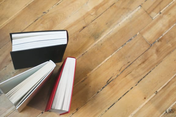 hard cover books at Patterson Place, Santa Barbara, CA, 93111