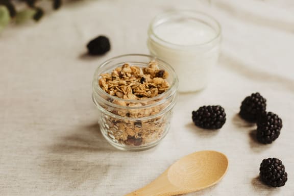 Breakfast Milk Fruits at Patterson Place, California