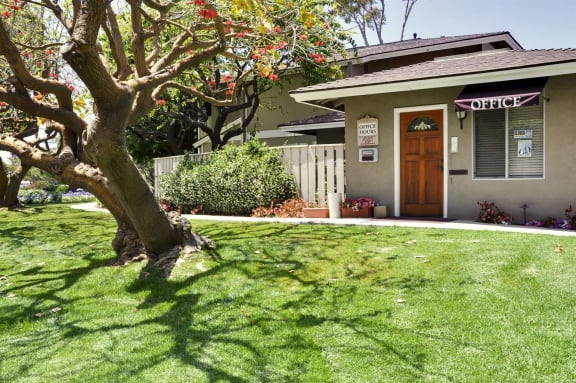 leasing office entrance at Patterson Place, Santa Barbara, 93111