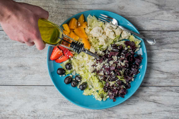 oil healthy meal at Patterson Place, California, 93111