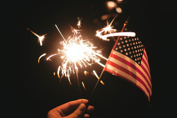 usa_flag_sparkler_4th_of_july at Patterson Place, California